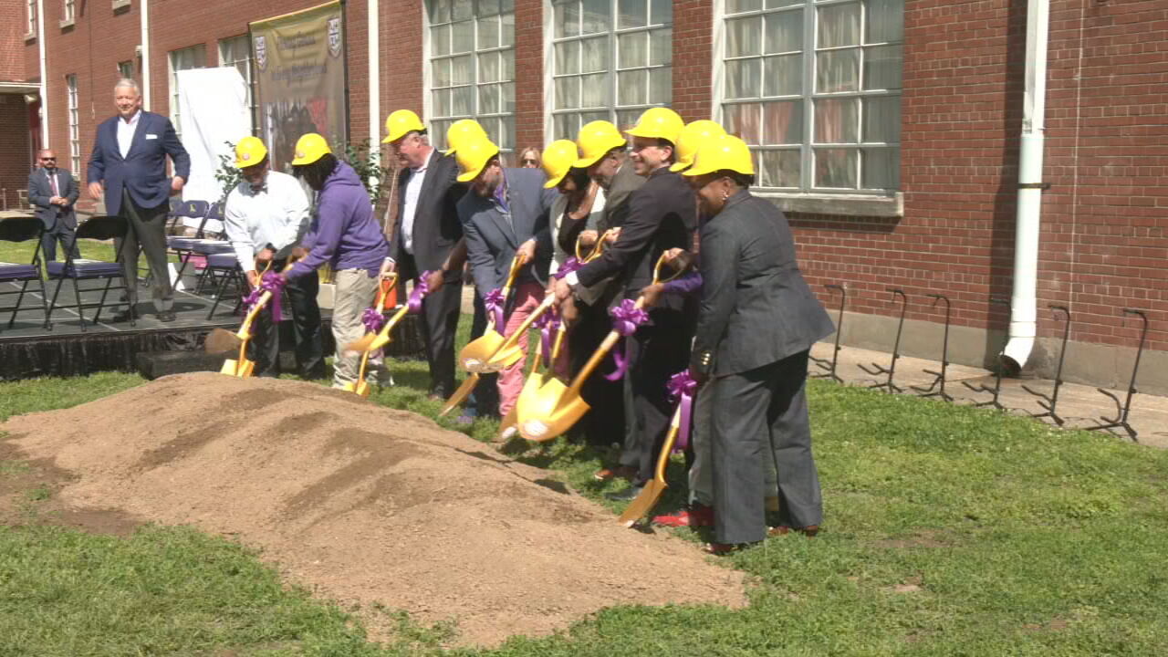 The West End School in Louisville's Chickasaw neighborhood breaks ground on new all girls school